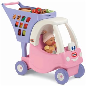 Wózek na zakupy dla dzieci cozy coupe  little tikes różowy