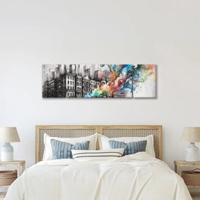 Obraz - Przemysłowe życie (170x50 cm)