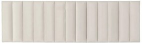 Panel ścienny tapicerowany FRAME PAROS 15x90 cm Kolor: Kremowy