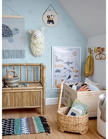 Rattanowy wieszak dziecięcy Aranya – Bloomingville Mini