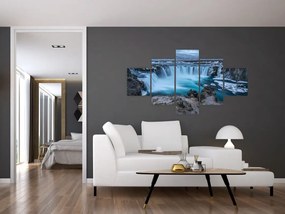 Obraz - Widok na wodospady (125x70 cm)