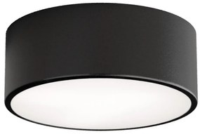 Oprawa sufitowa łazienkowa z czujnikiem CLEO, 1x E27/24W/230V, średnica 20 cm, IP54, czarna