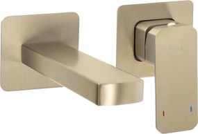 Bateria Umywalkowa Podtynkowa REA Arlo Złota Szczotkowana