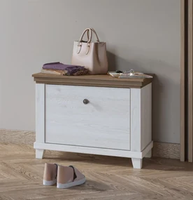 Szafka na buty niska EVORA 1K 70cm abisko ash/dąb lefkas HELVETIA