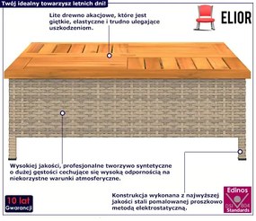 Beżowa osłona na podstawę parasola Z9-B10