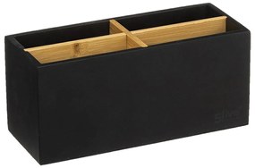 Czarny organizer z 4 przegródkami NATUREO