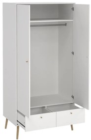 Biała szafa 99x200 cm Bodo – Tvilum