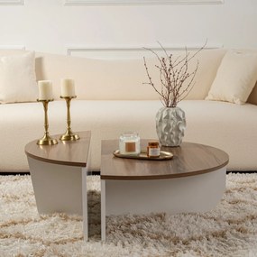 Stolik kawowy Orion Walnut White