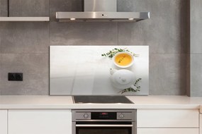 Szklany Panel Dzbanek Świeżej Herbaty