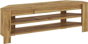 Stojak pod telewizor – 120 cm x 40 cm x 30 cm – Dąb – Płyta wiórowa pokryta melaminą