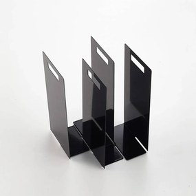 Czarne metalowe stojaki na ręczniki 2 szt. Tower – YAMAZAKI