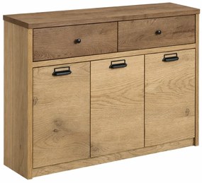 Duża komoda do przechowywania dąb cremona + dąb lefkas A7-E05