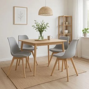 Przezroczyste krzesło minimalistyczne - Ares 3X