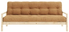 Musztardowa rozkładana sofa 205 cm Knob – Karup Design