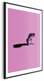 Plakat Mała małpka 29,7x42 cm z ramą czarną z marginesem ARTGEIST B