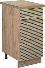 Szafka dolna do kuchni panel dębowy 40x60x82 fame-line