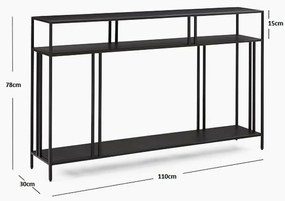 Stolik dekoracyjny Venedik Black