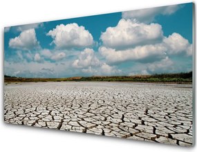Panel Kuchenny Surowe Koryto Wyschniętej Rzeki