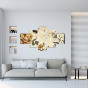 Obraz - Bee Meadow (125x70 cm)