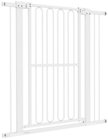 PawHut Bramka ochronna dla psów, 76-104 cm, bez wiercenia, bramka schodowa