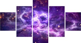 Obraz - Purple Universe (125x70 cm)