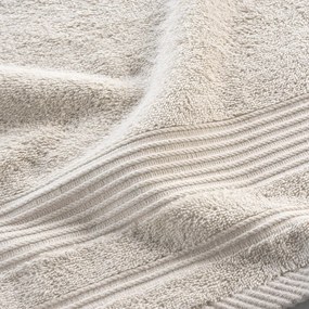 Beżowy bawełniany ręcznik frotte 50x90 cm Tendresse – douceur d'intérieur