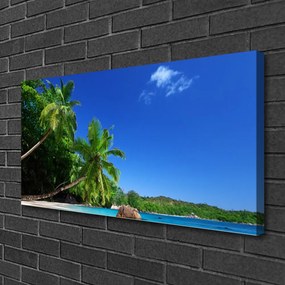 Obraz canvas Rajskie Wybrzeże pod Palmami