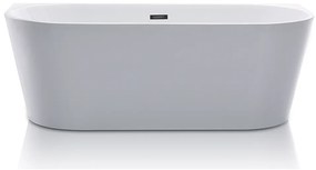 Wanna wolnostojąca przyścienna DIVINA - 170*75*58cm - 245L - Biała