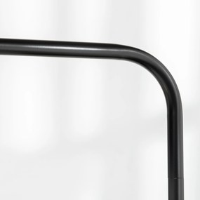 HOMCOM Lampa Stojąca z Przełącznikiem Nożnym, Podłogowa z Abażurem z Tkaniny, Stal, Biała