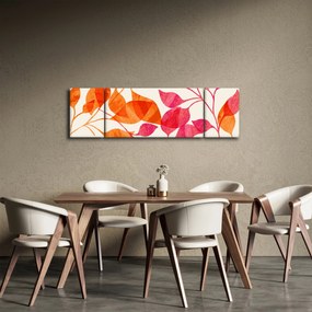 Obraz - Liście pomarańczy (170x50 cm)