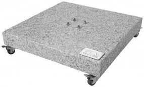 Mobilny stojak na parasole 140 kg - granitowy z kółkami