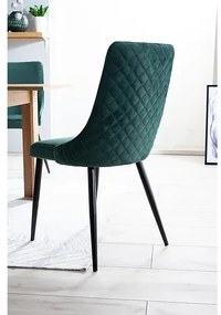 Krzesło PIANO B VELVET zielone SIGNAL