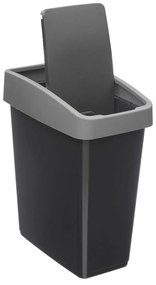Kosz na śmieci z plastiku z recyklingu, 45 l