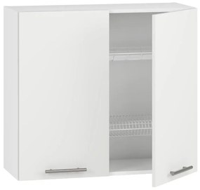 Szafka kuchenna wisząca z ociekaczem 80 VENTO GC-80/72 biały mat HALMAR