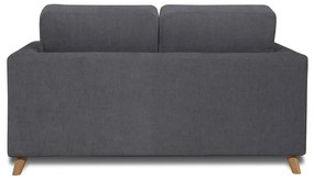 Ciemnoszara sofa 157 cm Faria – Scandic