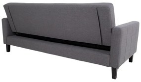 Szara sofa rozkładana 204 cm Milton – House Nordic