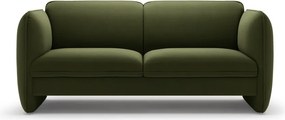 Zielona aksamitna sofa 168 cm Georgia – Micadoni