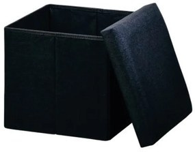 Kesper 15955 Taboret, czarny, 38 x 38 x 38 cm