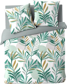 Zestaw pościeli ze wzorem liści, LOUNA,  240 x 220 cm