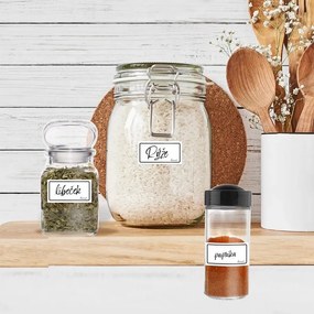 Orion Zestaw naklejek na przyprawy WHITELINE 2 x 23 szt.