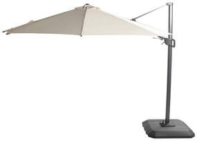 Beżowy parasol Hartman Deluxe, ø 350 cm