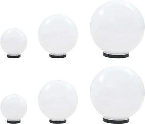 6 sztuk okrągłych lamp LED do ogrodu - 10X O014 K2-R44