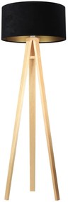 Lampa stojąca HOME 50 czarna/złota/sosna BPS KONCEPT