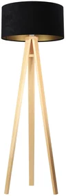 Lampa stojąca HOME 50 czarna/złota/sosna BPS KONCEPT