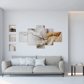 Obraz - Atrament marmurkowy (125x70 cm)