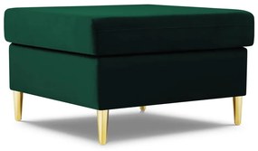 Zielony aksamitny podnóżek Kyoto – Cosmopolitan Design