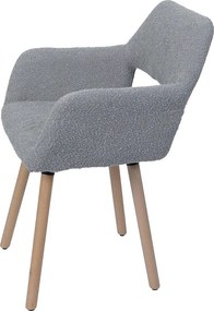 Krzesło do jadalni MCW-A50 II (zestaw 6 sztuk),  szare