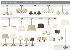 Lampa mosiężna z abażurem YA-S1C45