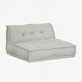 Środkowa Sofa Modułowa Z Bawełny Dhel Mus Celadonowy - Sklum