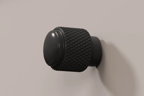 Konsola wisząca Lorini 100 cm z szufladami - kaszmir / czarne uchwyty